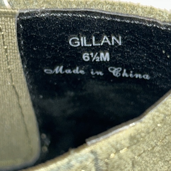 NYDJ Olive NWOT Gillian Suede Pointed Toe Booties w/ 1 1/2” Heel sz.6 1/2 - Picture 6 of 12